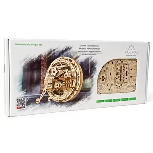 Ugears Jednokołowiec Puzzle 3D Model Mechaniczny - Puzzle - miniaturka - grafika 1