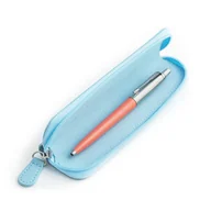 Zestawy piśmiennicze - Zestaw prezentowy długopis Parker Jotter Originals Royal Koralowy z niebieskim etui - miniaturka - grafika 1