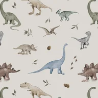 Pościel dla dzieci - Poszewka bambusowa na jasiek - Miłozaury - miniaturka - grafika 1