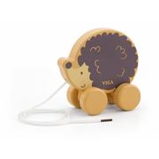 Zabawki interaktywne dla dzieci - VIGA TOYS Viga Drewniany Jeżyk do ciągnięcia - PolarB 44003 - miniaturka - grafika 1