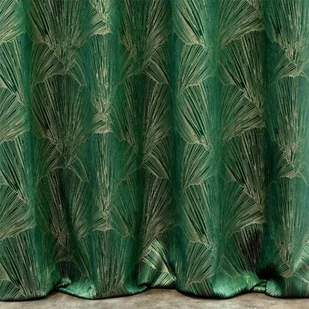Euro Firany Zasłona Velvet Pierre Cardin Goja 140 x 250 Zielony 1224378 - Zasłony - miniaturka - grafika 1