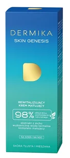 Dermika Skin Genesis - Rewitalizujący krem matujący dzień/noc skóra tłusta i mieszana 30-40+ 50ml - Kremy do twarzy - miniaturka - grafika 1