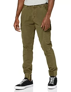Spodnie męskie - Blend Spodnie męskie, zielony (Martini Olive 77238), 32W / 32L - grafika 1