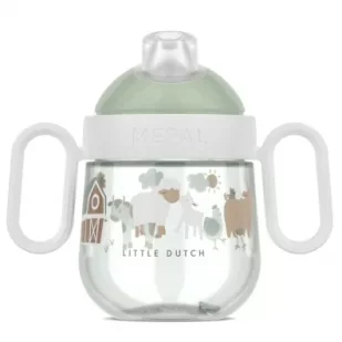Mepal Kubek dziecięcy niekapek Mio Little Farm 108017065399 200 ml - Kubki dla dzieci - miniaturka - grafika 1