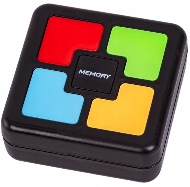 LOGICZNA GRA PAMIĘCIOWA MEMORY GAME ELEKTRONICZNA GRA MEMO KWADRAT