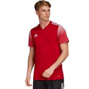 Koszulki sportowe męskie - Adidas, Koszulka męska, Regista 20 JSY FI4551, czerwony, rozmiar S - miniaturka - grafika 1