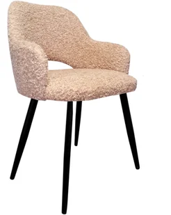 Krzesło Milano noga czarna Rolf2 - Krzesła - miniaturka - grafika 1