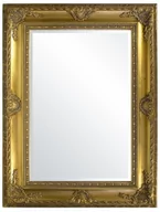 Lustra - Elegancka Stylowa Rama lustro Złoto 120 x 90 x 5cm - miniaturka - grafika 1