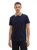 Koszulki męskie - TOM TAILOR Męska koszulka polo, 1036556, 10668-Sky Captain Blue, 3XL, 10668 - Sky Captain Blue, 3XL - miniaturka - grafika 1
