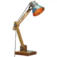 Lampy stojące - Lumarko Industrialna lampka biurkowa, kolorowa, okrągła, 23x18x95 cm! - miniaturka - grafika 1
