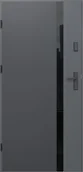 Drzwi zewnętrzne - O.K.DOORS Drzwi stalowe zewnętrzne wejściowe Cambrige V2 antracytowe 80 lewe - miniaturka - grafika 1
