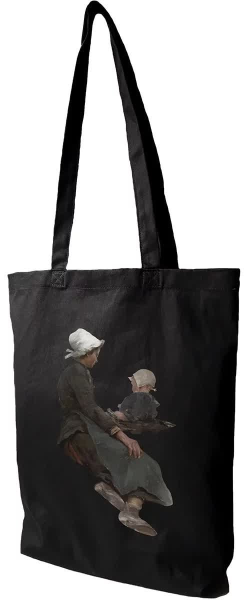 Torba bawełniana Nad morzem Anna Bilińska-Bohdanowiczowa