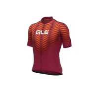 Koszulki rowerowe - Koszulka rowerowa męska Alé Cycling Solid Thorn S Pomarańczowo-bordowy - miniaturka - grafika 1