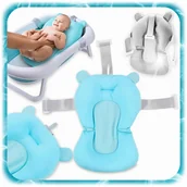 Wanienki dla dzieci - WKŁADKA DO WANIENKI PODUSZKA FOTELIK do Kąpieli NIEMOWLĄT Wygodna LEŻACZEK - miniaturka - grafika 1