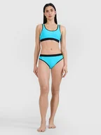 Stroje kąpielowe - 4F Dół od bikini damski 4FWSS25UBKBF078-33S Niebieski Roz. S - miniaturka - grafika 1