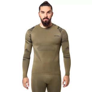 Spaio - Koszulka termoaktywna z długim rękawem Tactical - Forest Green - Koszulki sportowe męskie - miniaturka - grafika 1