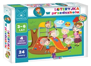 Loteryjka. W przedszkolu Kangur - gra - Gry planszowe - miniaturka - grafika 1