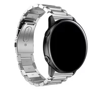 Akcesoria do smartwatchy - Galaxy Watch Active2 Bransoleta 40mm Stalowe ogniwa Srebrne zapięcie motylkowe - miniaturka - grafika 1
