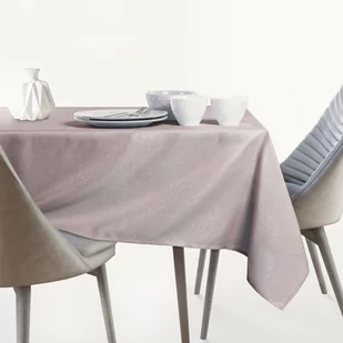 Obrus Empire Pudrowy róż Gładki Klasyczny 140x200 AmeliaHome - TCLOTH/AH/EMPIRE/HMD/POWDERPINK/140X200 - Obrusy i serwetki - miniaturka - grafika 2