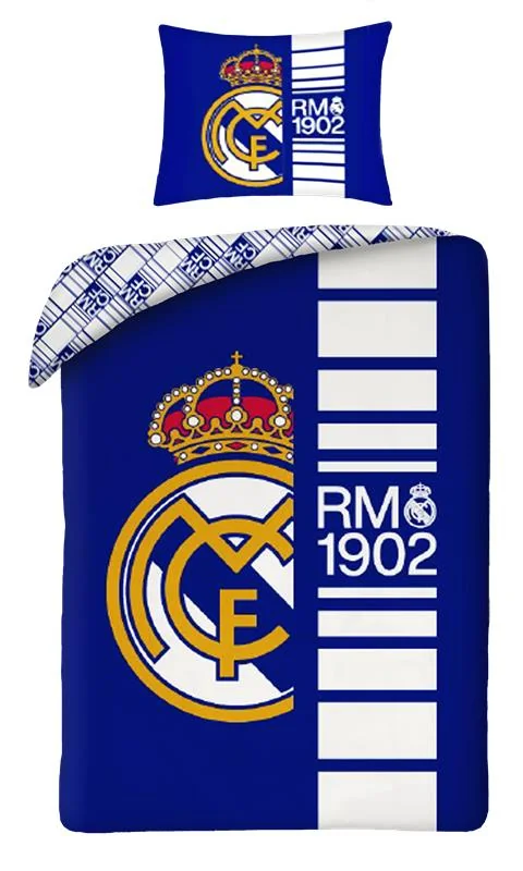 Komplet pościeli REAL MADRYT 160x200 cm 100% Bawełna Halantex Królewscy