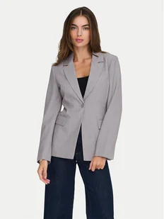 ONLY Marynarka Raven 15357457 Szary Slim Fit - Marynarki i żakiety damskie - miniaturka - grafika 1