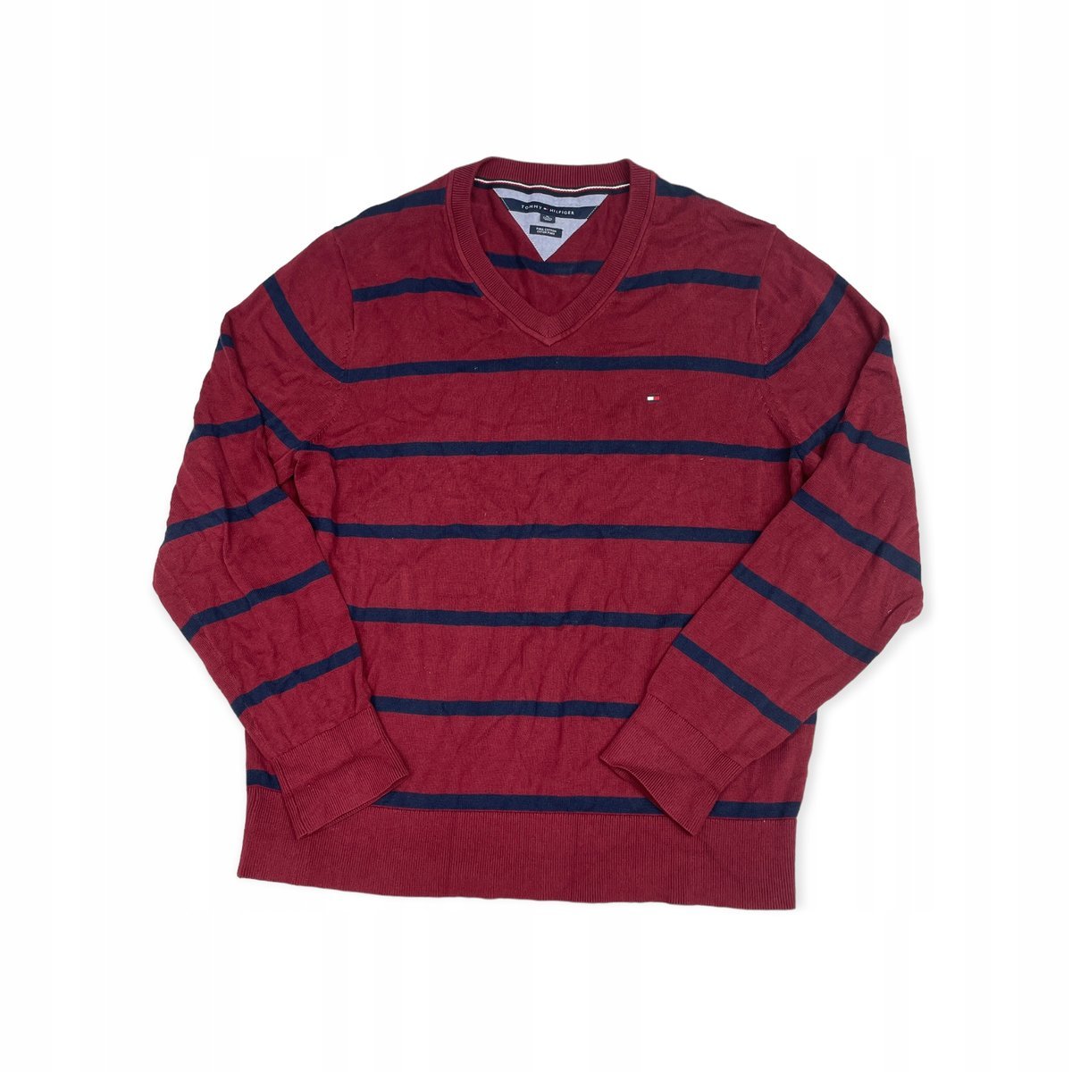 Bluzka sweter męski dekolt V TOMMY HILFIGER XL