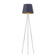 Lampy stojące - Lampa podłogowa do salonu z chromowanym wykończeniem RENO GOLD - miniaturka - grafika 1