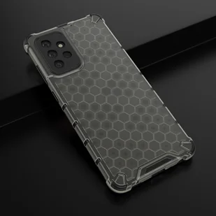 Honeycomb etui pancerny pokrowiec z żelową ramką Samsung Galaxy A72 4G czarny - Etui i futerały do telefonów - miniaturka - grafika 14