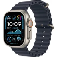 Akcesoria do smartwatchy - Pasek do Apple Watch (44/45/46/49mm) Granatowy (Tytan naturalny) | Bezpłatny transport - miniaturka - grafika 1