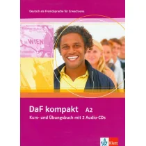 LektorKlett - Edukacja DaF kompakt A2 Kurs- und Ubungsbuch mit 2 Audio-CDs - Sander Ilse, Braun Birgit, Doubek Margit - Książki do nauki języka niemieckiego - miniaturka - grafika 1