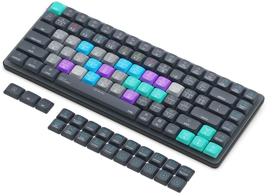 JCPal Bezprzewodowa klawiatura Dash Wireless Shortcut Keyboard - DaVinci Resolve