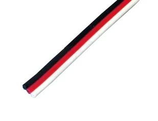 Przewód serwa trójżyłowy 3 x 0,33 mm/1 mb płaski (FUTABA) - Akcesoria i części modelarskie - miniaturka - grafika 1