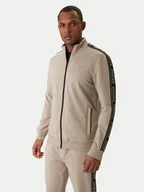 Bluzy męskie - Guess Bluza Z2YQ12 K6ZS1 Beżowy Regular Fit - miniaturka - grafika 1