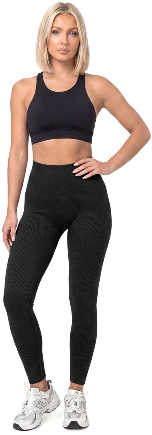 Carpatree DAMSKIE LEGGINSY GETRY CARPATREE RIB PROFILE MIDNIGHT BLACK