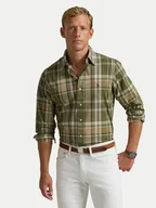 Koszule męskie - Polo Ralph Lauren Koszula 710960639001 Zielony Custom Fit - miniaturka - grafika 1