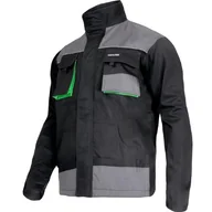 Odzież robocza - LAHTI PRO Bluza robocza czarno-zielona 100% Bawełna rozmiar XXXL L4040760 LPL4040760 - miniaturka - grafika 1