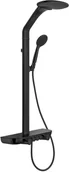 Zestawy prysznicowe - Mexen Bolt zestaw prysznicowy natynkowy z deszczownicą i baterią, czarny - 78108-70 - miniaturka - grafika 1