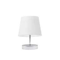Lampy stojące - LYSNE, lampka nocna ALMADA, biały - miniaturka - grafika 1