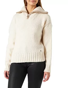 MUSTANG Damski sweter Carla Troyer Whisper White 2013, XL - Swetry damskie - miniaturka - grafika 1