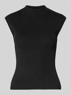 Koszulki i topy damskie - Top z imitacji dzianiny model ‘CODY’ - miniaturka - grafika 1