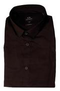 Koszulki męskie - Armani Exchange Męska koszulka z długim rękawem Ultra Stretch Lyocell Button Down. Slim Fit. Black,M, czarny, M - miniaturka - grafika 1
