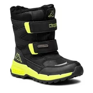 Śniegowce damskie - Kappa Śniegowce Cekis Tex K 260903K Black/Lime 1133 - miniaturka - grafika 1