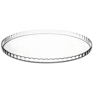 Orion Taca szklana patera OKRĄGŁA śr 32cm 128314 - Tace i patery - miniaturka - grafika 1