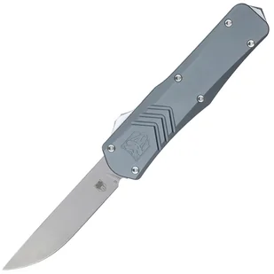 Nóż sprężynowy CobraTec Medium FS-X Gen.2 Drop-Point - Grey - Noże - miniaturka - grafika 1