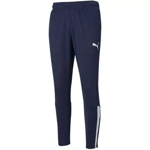 Spodnie Męskie Puma Teamliga Training Pants Granatowe 657242 06-L - Spodnie męskie - miniaturka - grafika 1