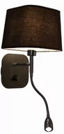 Lampy ścienne - Light Prestige Kinkiet Marbella czarny LP-332/1W BK - LP-332/1W BK - miniaturka - grafika 1