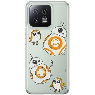ERT GROUP etui na telefon Xiaomi 13, case oryginalny i oficjalnie licencjonowany przez Star Wars, wzór BB 8 010, optymalnie dopasowane, plecki z TPU częściowo przeźroczyste - Etui i futerały do telefonów - miniaturka - grafika 1