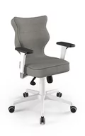 Fotele i krzesła biurowe - Entelo Krzesło biurowe Perto Biały TW03 DC-I-6-A-B-TW03-B - miniaturka - grafika 1
