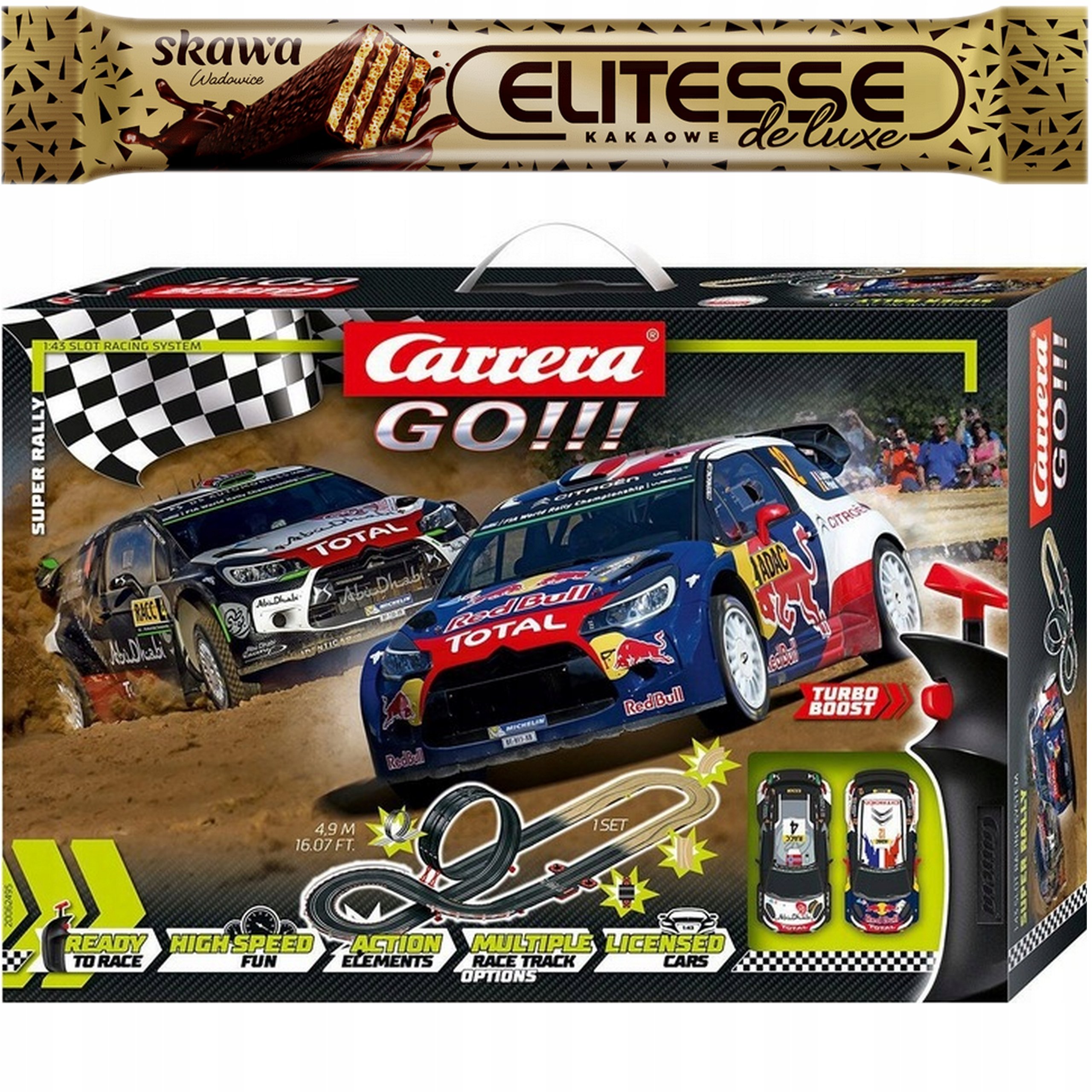 Carrera toys Tor GO! Super Rally 4,9m 62495