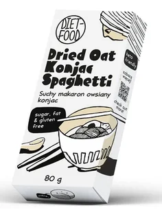 Makaron (suchy Konjac - Owies) Spaghetti Bezglutenowy 80 g - DIET-FOOD - Makaron - miniaturka - grafika 1